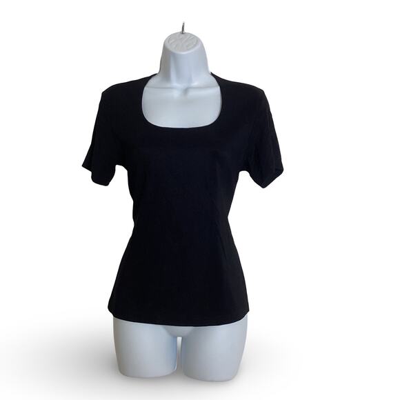CDW Black Casual Top - Picture 1 of 6
